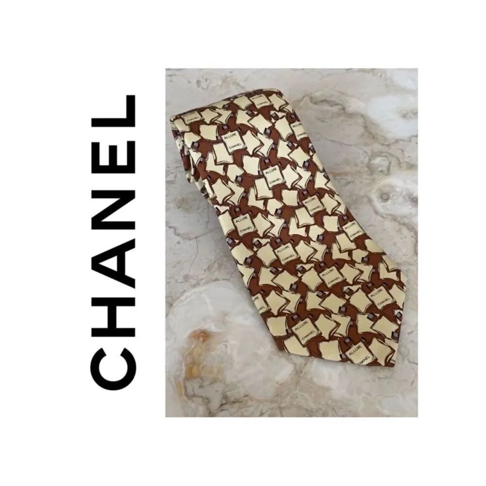 Chanel 100% Silk Tie